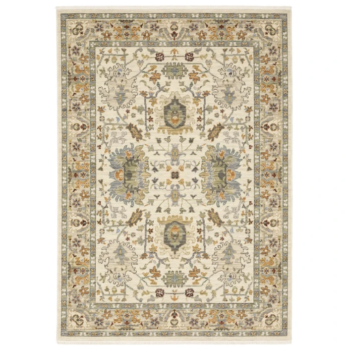 Oriental Weavers Area Rug Lucca 2063Y Ivory 9'10" X 12'10"