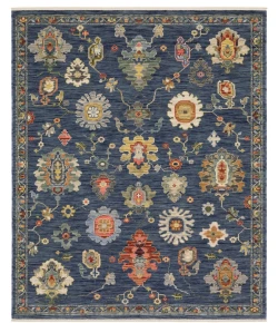 Oriental Weavers Lucca 2863B Blue/ Multi 3 Ft. 3 In. X 5 Ft. Rectangle Rug
