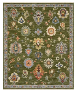 Oriental Weavers Lucca 2863E Green/ Multi 3 Ft. 3 In. X 5 Ft. Rectangle Rug