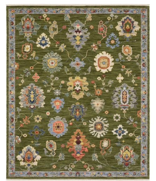 Oriental Weavers LUCCA 2863e Green/Multi Rug 3' 3X5'
