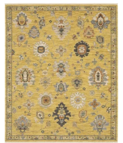 Oriental Weavers Lucca 2863G Yellow/ Multi 2 Ft. 6 In. X 12 Ft. Runner Rug