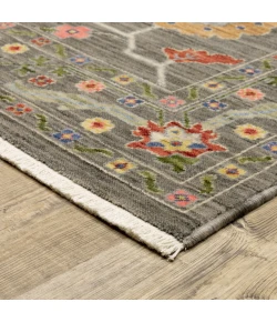 Oriental Weavers Lucca 5506K Grey/ Multi Area Rug 5 ft. 3 in. X 7 ft. 6 in. Rectangle