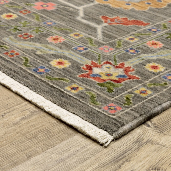 Oriental Weavers Area Rug Lucca 5506K Grey 9'10" X 12'10"