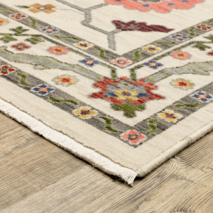 Oriental Weavers Area Rug Lucca 5506W Ivory 9'10" X 12'10"
