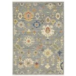 Oriental Weavers Lucca 5507E Grey/ Multi Area Rug 2 ft. X 3 ft. Rectangle