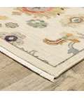 Oriental Weavers Area Rug Lucca 5507W Ivory 6' 7" X  9' 6"