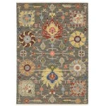 Oriental Weavers Lucca 8111K Grey/ Multi Area Rug 7 ft. 10 in. X 10 ft. 10 in. Rectangle