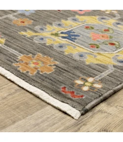 Oriental Weavers Lucca 8111K Grey/ Multi Area Rug 6 ft. 7 in. X 9 ft. 6 in. Rectangle