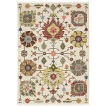 Oriental Weavers Lucca 8111W Ivory/ Multi Area Rug 7 ft. 10 in. X 10 ft. 10 in. Rectangle