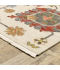Oriental Weavers Area Rug Lucca 8111W Ivory 6' 7" X  9' 6"