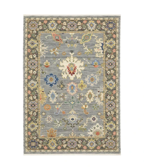Oriental Weavers Area Rug Lucca 846D1 Blue 6' 7" X  9' 6"