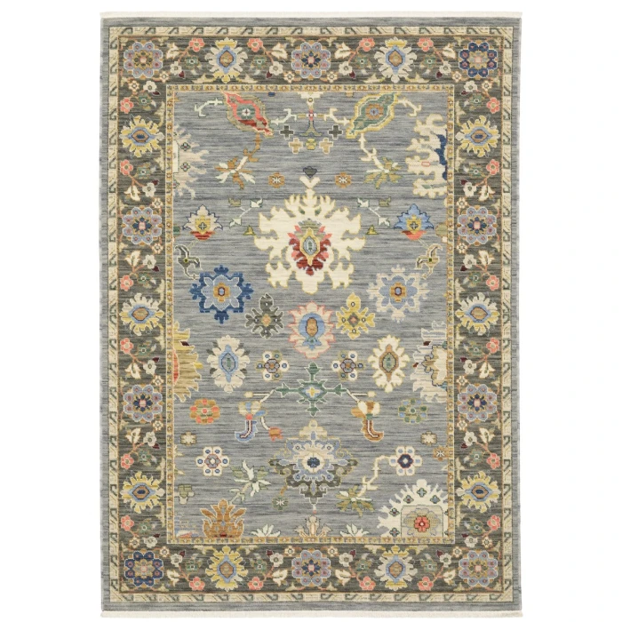 Oriental Weavers Area Rug Lucca 846D1 Blue 2' X  6' Runner