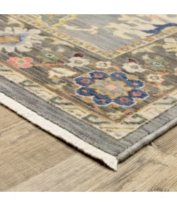 Oriental Weavers Lucca 846D1 Blue/ Multi Area Rug 6 ft. 7 in. X 9 ft. 6 in. Rectangle