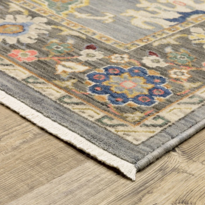 Oriental Weavers Area Rug Lucca 846D1 Blue 2' X  6' Runner