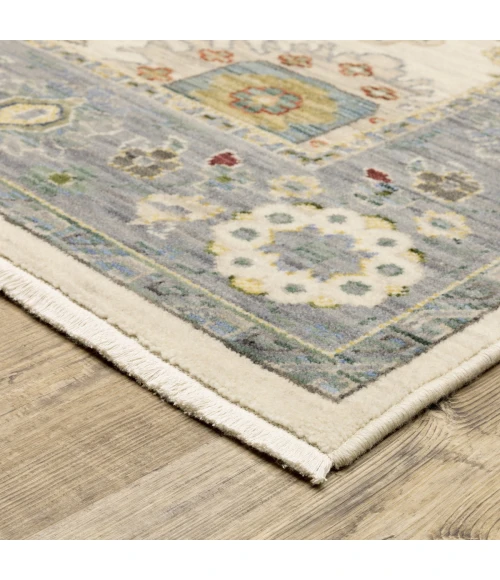 Oriental Weavers Area Rug Lucca 846H1 Ivory 2' X  6' Runner