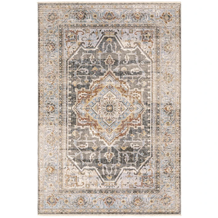 Oriental Weavers Area Rug Maharaja 1803X Charcoal 3' 3" X  5'