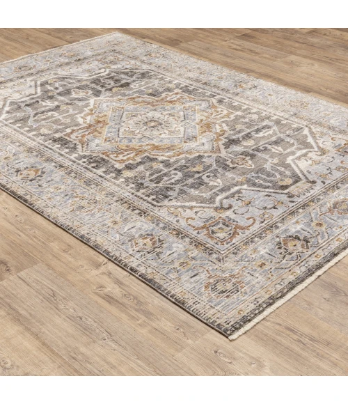 Oriental Weavers Area Rug Maharaja 1803X Charcoal 6' 7" X  9' 6"
