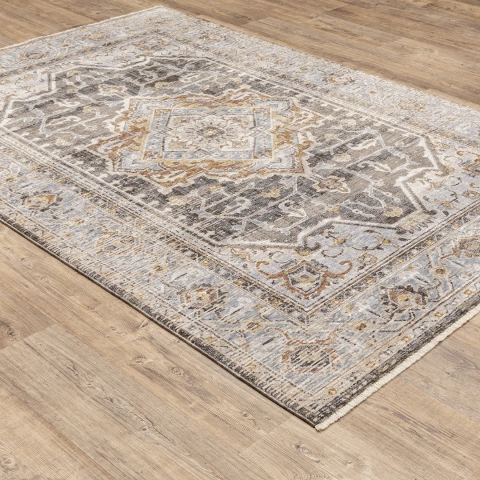 Oriental Weavers Area Rug Maharaja 1803X Charcoal 3' 3" X  5'