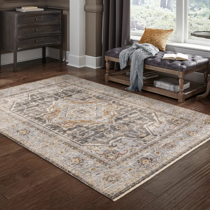 Oriental Weavers MAHARAJA Charcoal 1803X 12ft. X 14ft. 8in. Rect. Rug