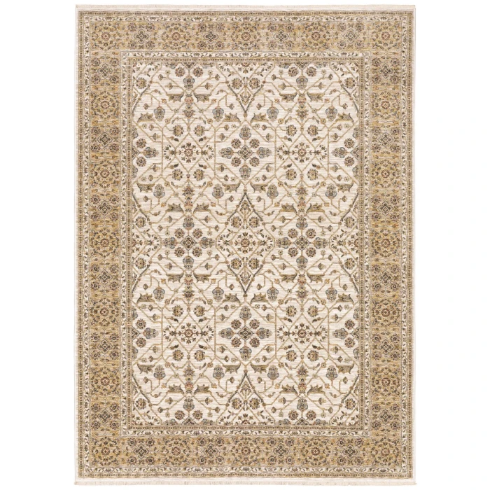 Oriental Weavers Area Rug Maharaja 001J1 Ivory 2' X  3'