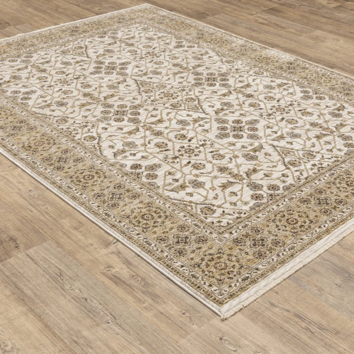 Oriental Weavers Area Rug Maharaja 001J1 Ivory 2' X  3'