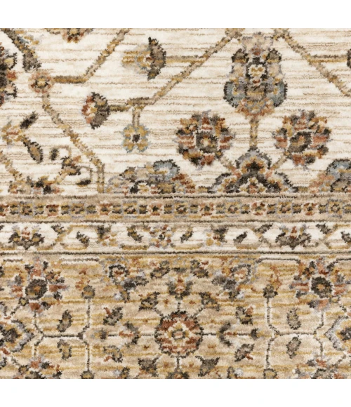 Oriental Weavers Area Rug Maharaja 001J1 Ivory 3' 3" X  5'