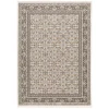 Oriental Weavers Maharaja 2061N Ivory/ Charcoal Area Rug 3 ft. 3 in. X 5 ft. Rectangle
