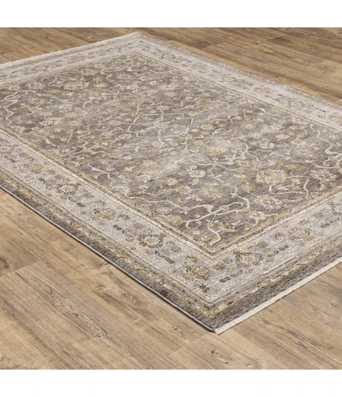 Oriental Weavers Area Rug Maharaja 040M1 Grey 3' 3" X  5'