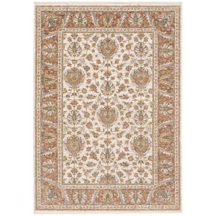 Oriental Weavers Area Rug Maharaja 5091Q Ivory 2' X  3'