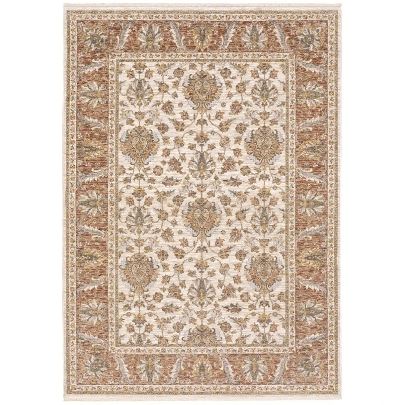 Oriental Weavers Area Rug Maharaja 5091Q Ivory 9'10" X 12'10"