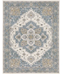 Oriental Weavers Maharaja 51F Blue/ Ivory 2 Ft. X 3 Ft. Rectangle Rug