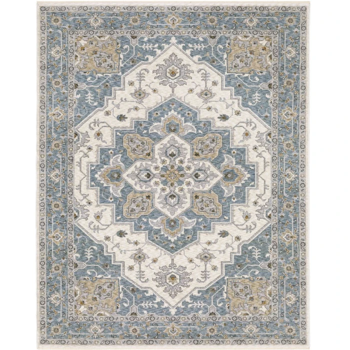 Oriental Weavers MAHARAJA 51f Blue/Ivory Rug 2'X3'