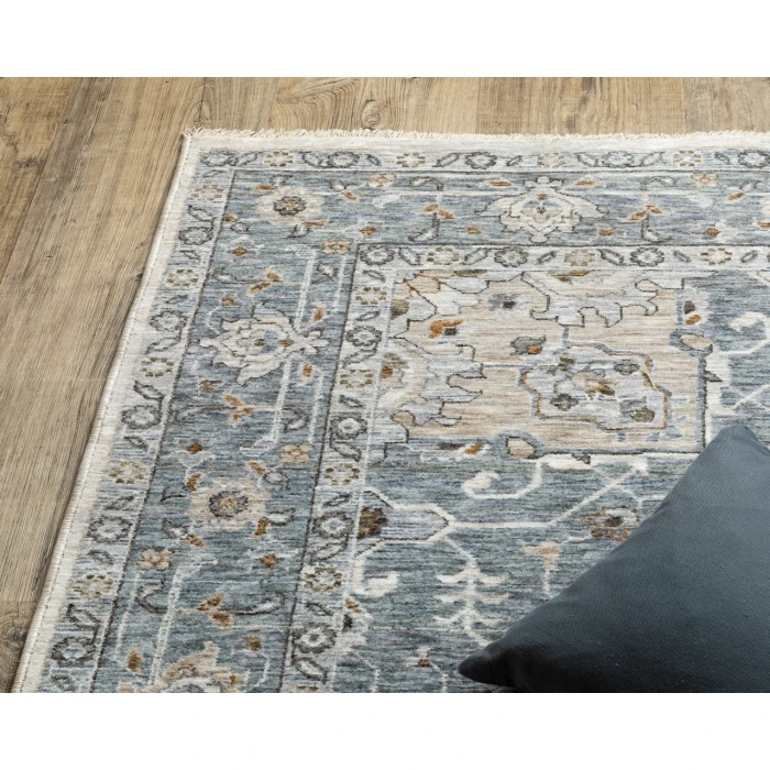 Oriental Weavers MAHARAJA 51f Blue/Ivory Rug 2'X3'