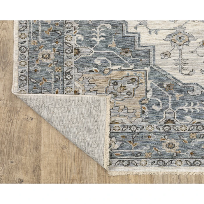 Oriental Weavers MAHARAJA 51f Blue/Ivory Rug 2'X3'