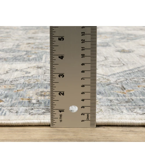 Oriental Weavers MAHARAJA 51f Blue/Ivory Rug 2'X3'