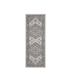 Oriental Weavers Maharaja 51F Blue/ Ivory 2 Ft. 3 In. X 7 Ft. 6 In. Runner Rug