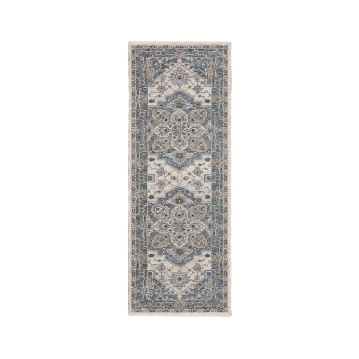 Oriental Weavers MAHARAJA 51f Blue/Ivory Rug 2'X3'