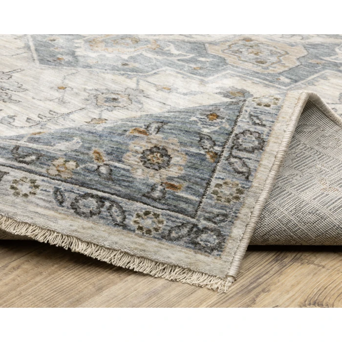 Oriental Weavers MAHARAJA 51f Blue/Ivory Rug 2'X3'