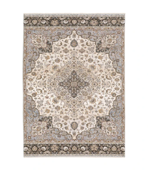 Oriental Weavers Area Rug Maharaja 660J1 Ivory 6' 7" X  9' 6"