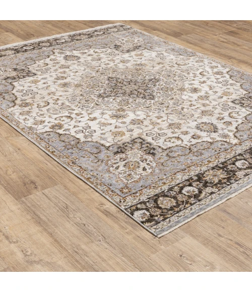 Oriental Weavers Area Rug Maharaja 660J1 Ivory 6' 7" X  9' 6"