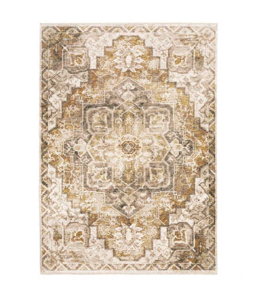 Oriental Weavers Area Rug Maharaja 661C1 Gold 6' 7" X  9' 6"