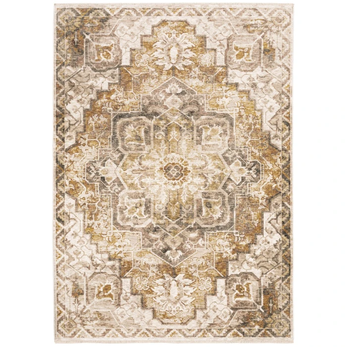 Oriental Weavers Area Rug Maharaja 661C1 Gold 2' 3" X  7' 6" Runner