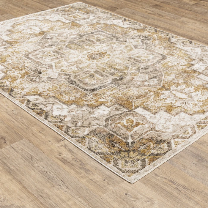 Oriental Weavers Area Rug Maharaja 661C1 Gold 2' 3" X  7' 6" Runner