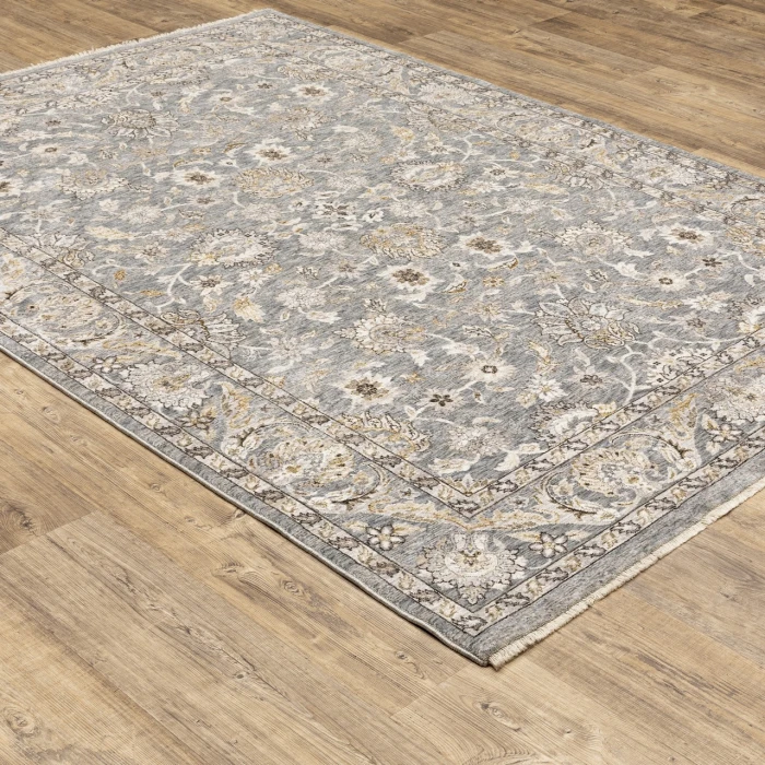 Oriental Weavers Area Rug Maharaja 070E1 Blue 5' 3" X  7' 6"