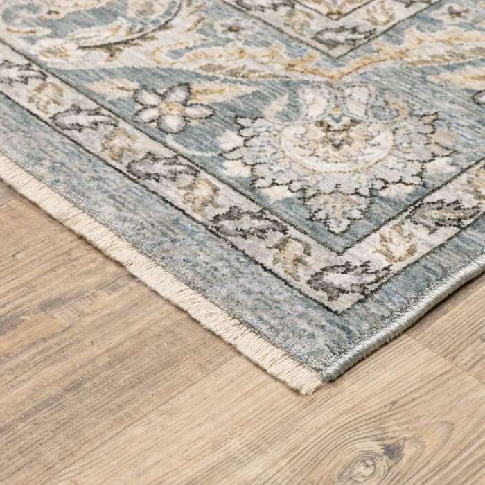 Oriental Weavers Area Rug Maharaja 070E1 Blue 5' 3" X  7' 6"