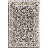 Oriental Weavers Maharaja 070N1 Charcoal/ Ivory Area Rug 3 ft. 3 in. X 5 ft. Rectangle