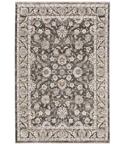 Oriental Weavers Maharaja 070N1 Charcoal/ Ivory Area Rug 2 ft. X 3 ft. Rectangle