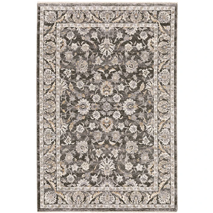 Oriental Weavers Area Rug Maharaja 070N1 Charcoal 2' X  3'