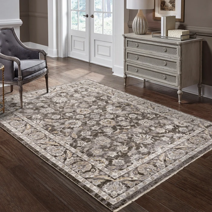 Oriental Weavers MAHARAJA Charcoal 70N 12ft. X 14ft. 8in. Rect. Rug