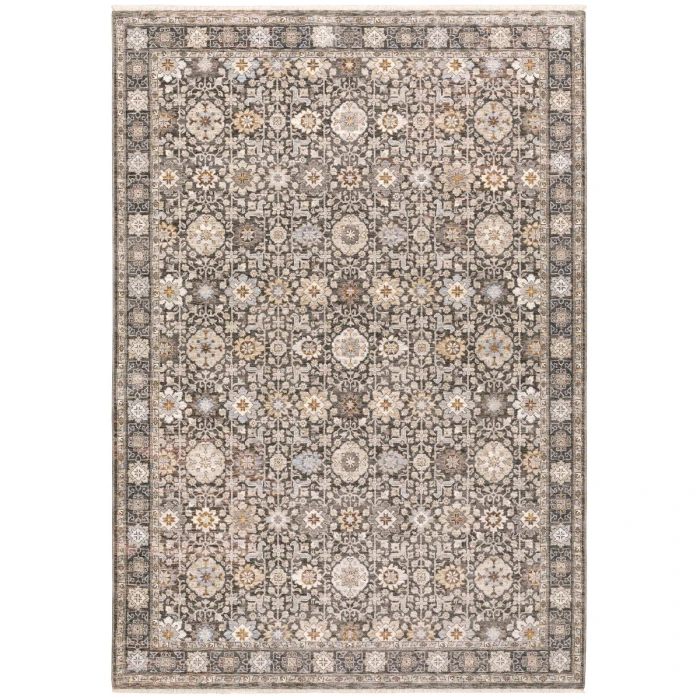 Oriental Weavers Area Rug Maharaja 071N1 Charcoal 2' 3" X  7' 6" Runner